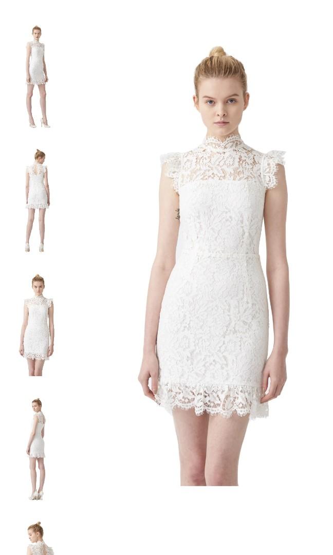 Aijek Lace White Dress