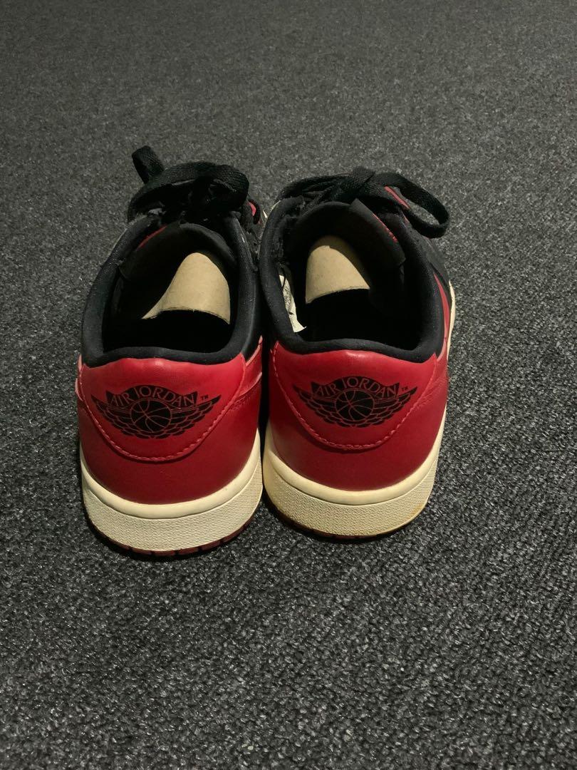 Air Jordan Retro Low OG “Bred”, Fashion, Footwear, Sneakers on Carousell