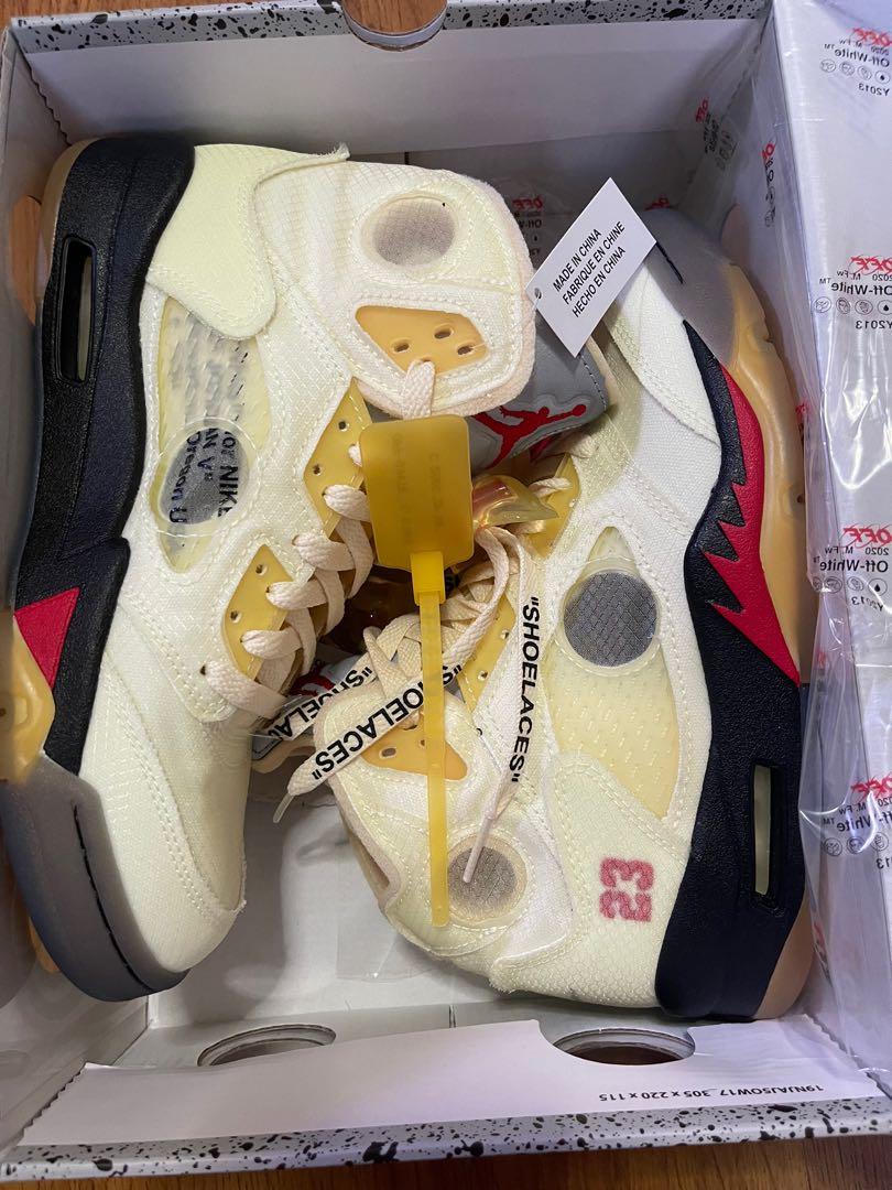 off white 5 sail got em