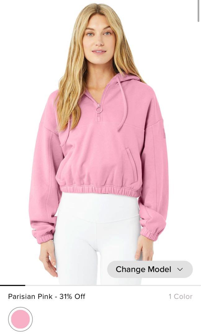Alo yoga stadium half zip hoodie online