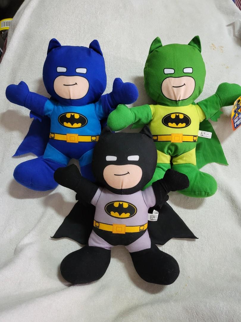 Authentic Rare Toy Factory DC Comics DC Super Friends Batman Plush Soft Toy  (Set of 3)