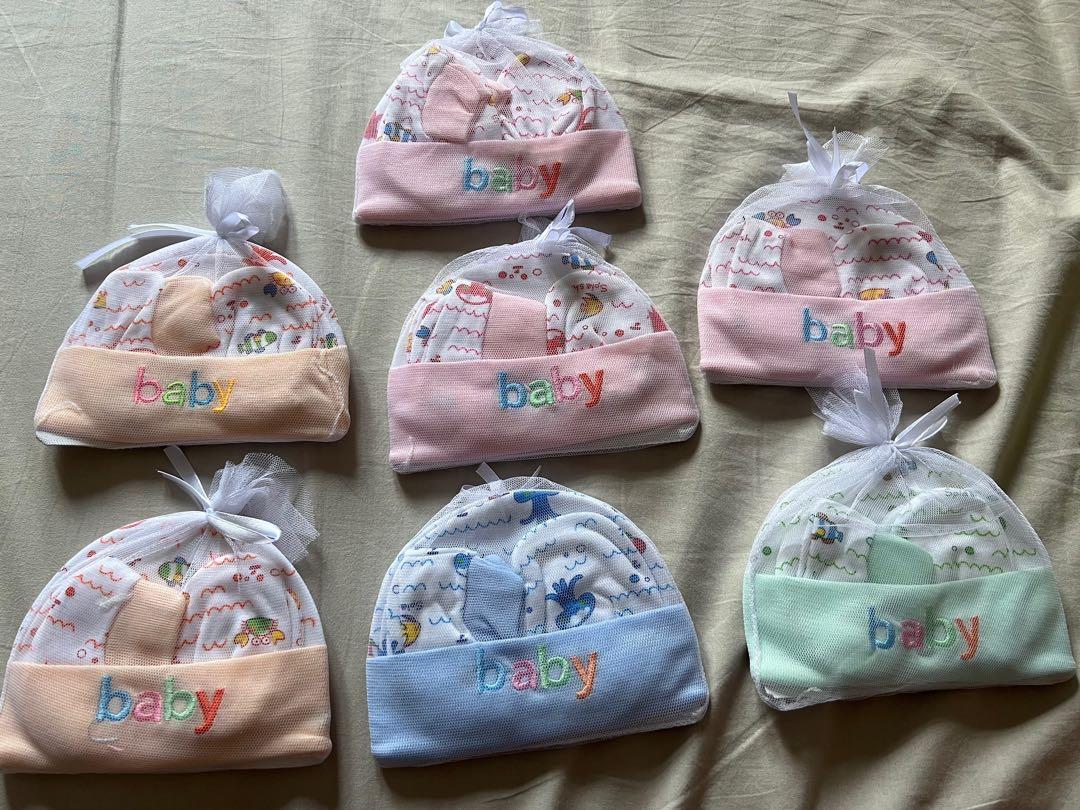 Baby Hat Mittens and Booties