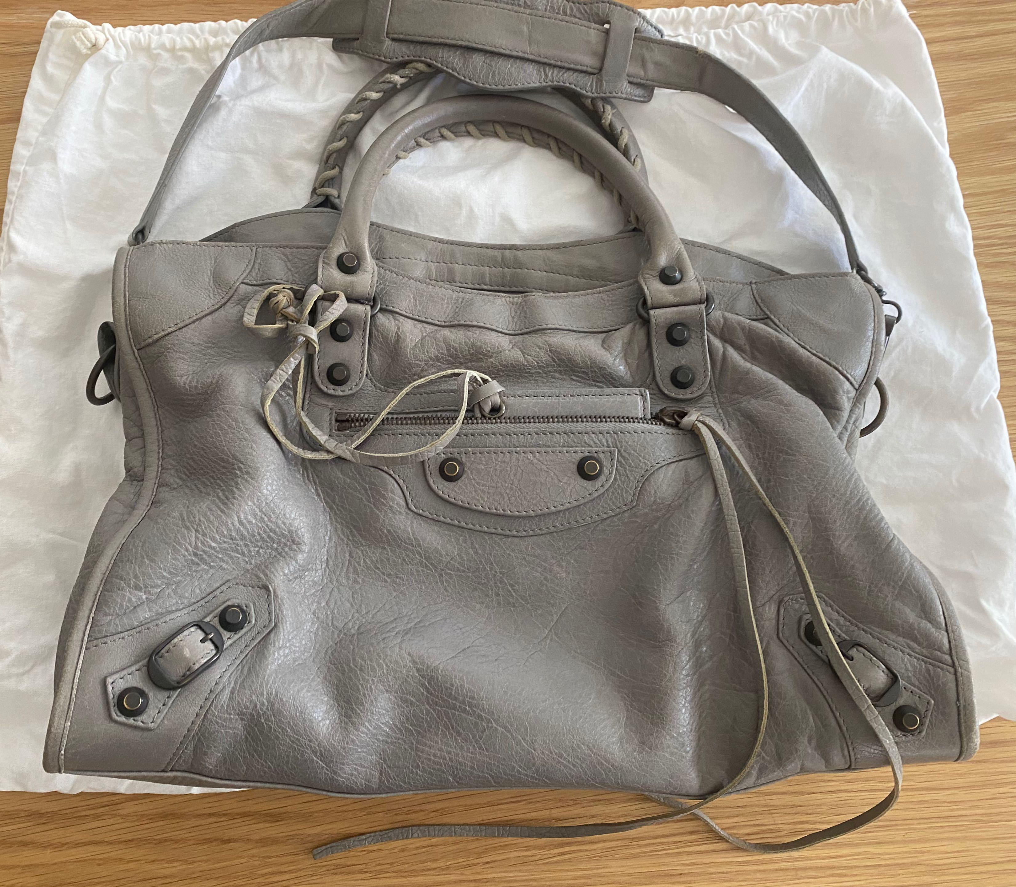 Womens Neo Cagole City Handbag in Dark Grey  Balenciaga US