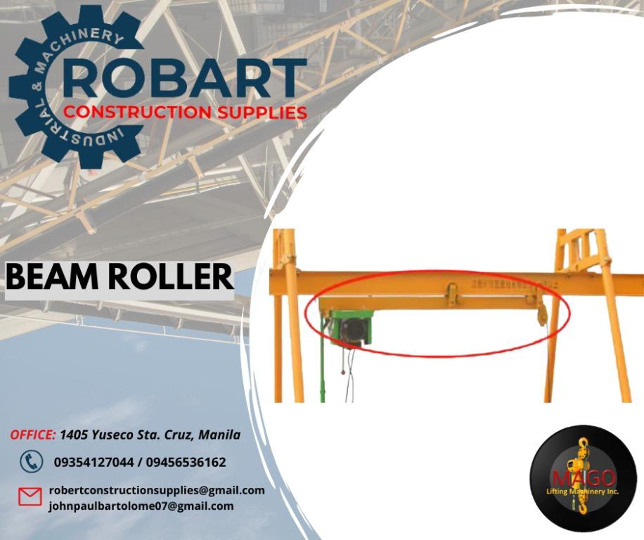 Beam Roller, Commercial & Industrial, Construction Tools & Equipment on