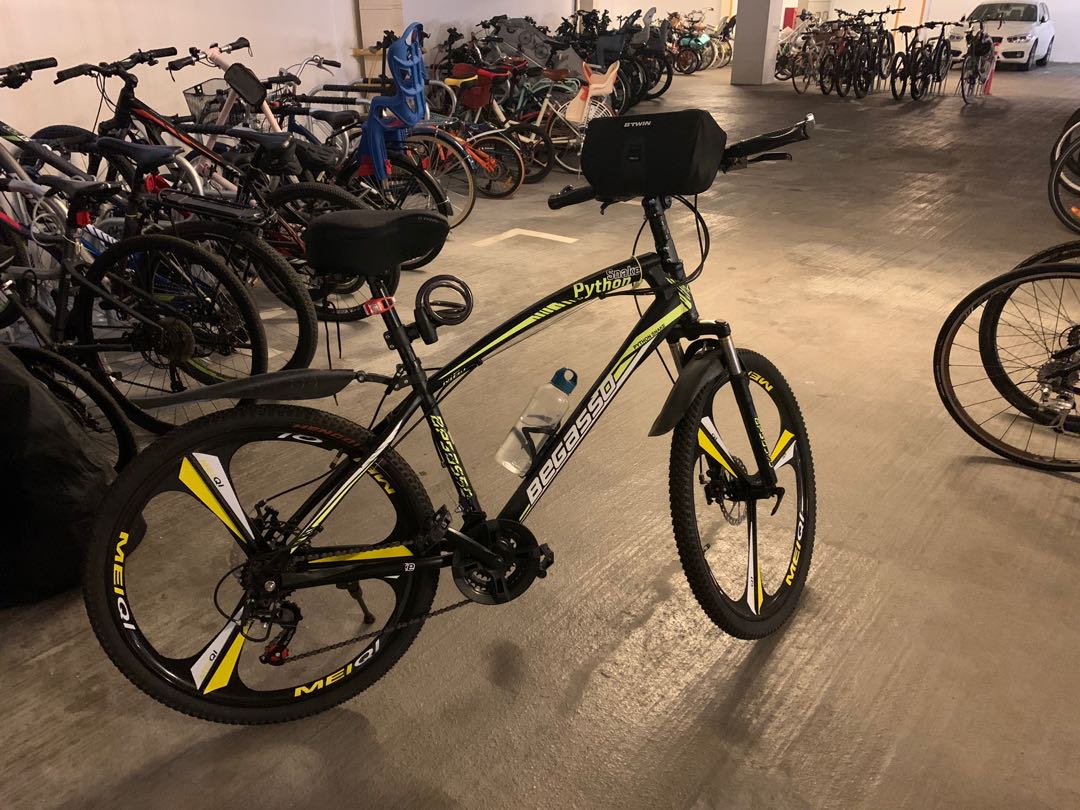 Python Bicycles Begasso Python series / Black Mamba (hybrid bike), Sports Equipment ...