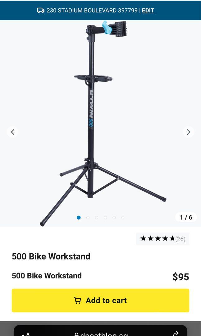 B.TWIN 500 bike workstand Sports Equipment Bicycles Parts