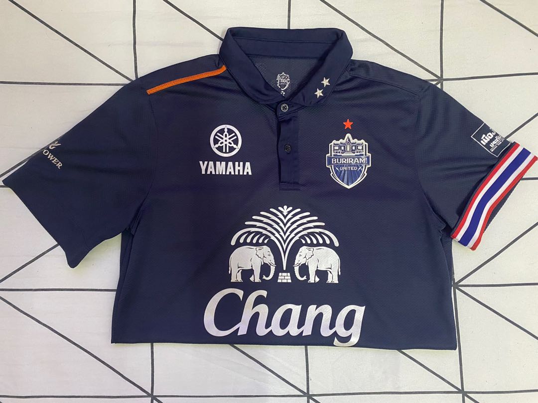 Buriram United 20/21 home kit jersey size L, Men's Fashion, Tops & Sets,  Formal Shirts on Carousell