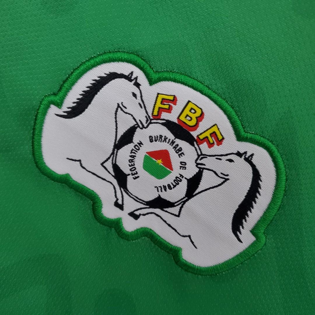 Burkina Faso White green red Wendok Soccer Jersey