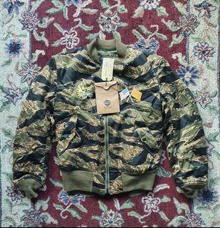 Buzz Rickson's BR13861 MA-1 Gold Tiger Stripe