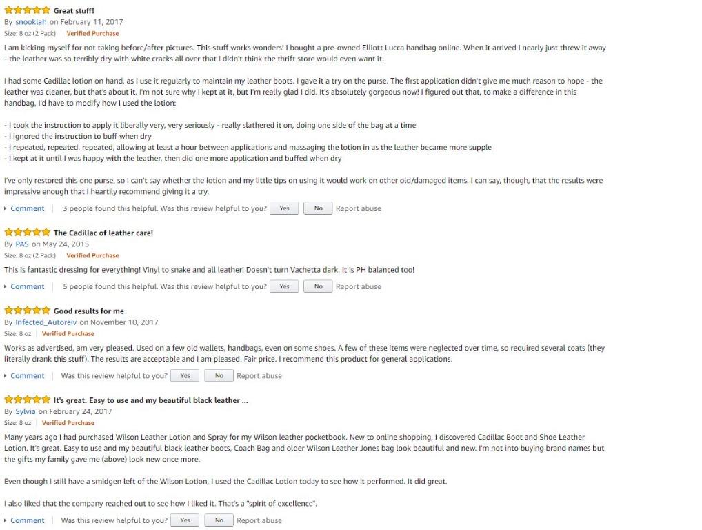 Cadillac Boot & Shoe Leather Lotion 237ml, Furniture & Home Living, Cleaning & Homecare Supplies