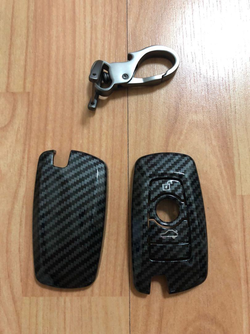 Carbon Fibre Key Fob Caseing for BMW Car key, Car Accessories