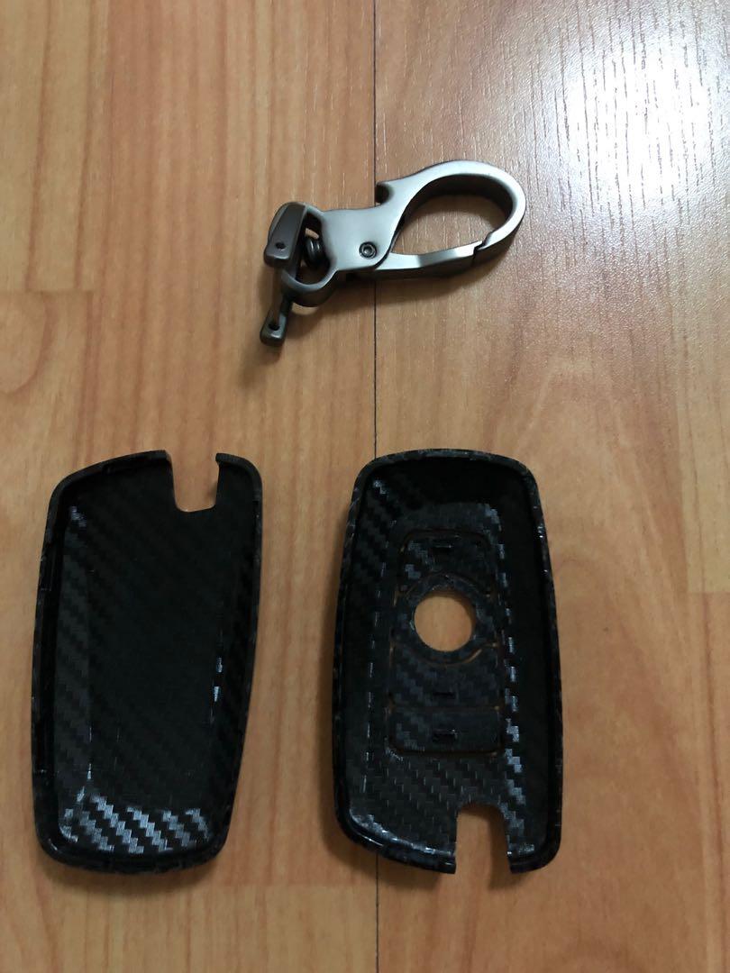 Carbon Fibre Key Fob Caseing for BMW Car key, Car Accessories