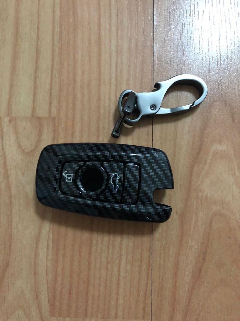 Carbon Fibre Key Fob Caseing for BMW Car key, Car Accessories