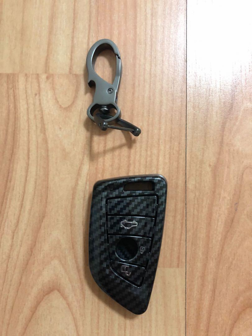 Carbon Fibre Key Fob Caseing for BMW Car key F45 F46 F48, Car