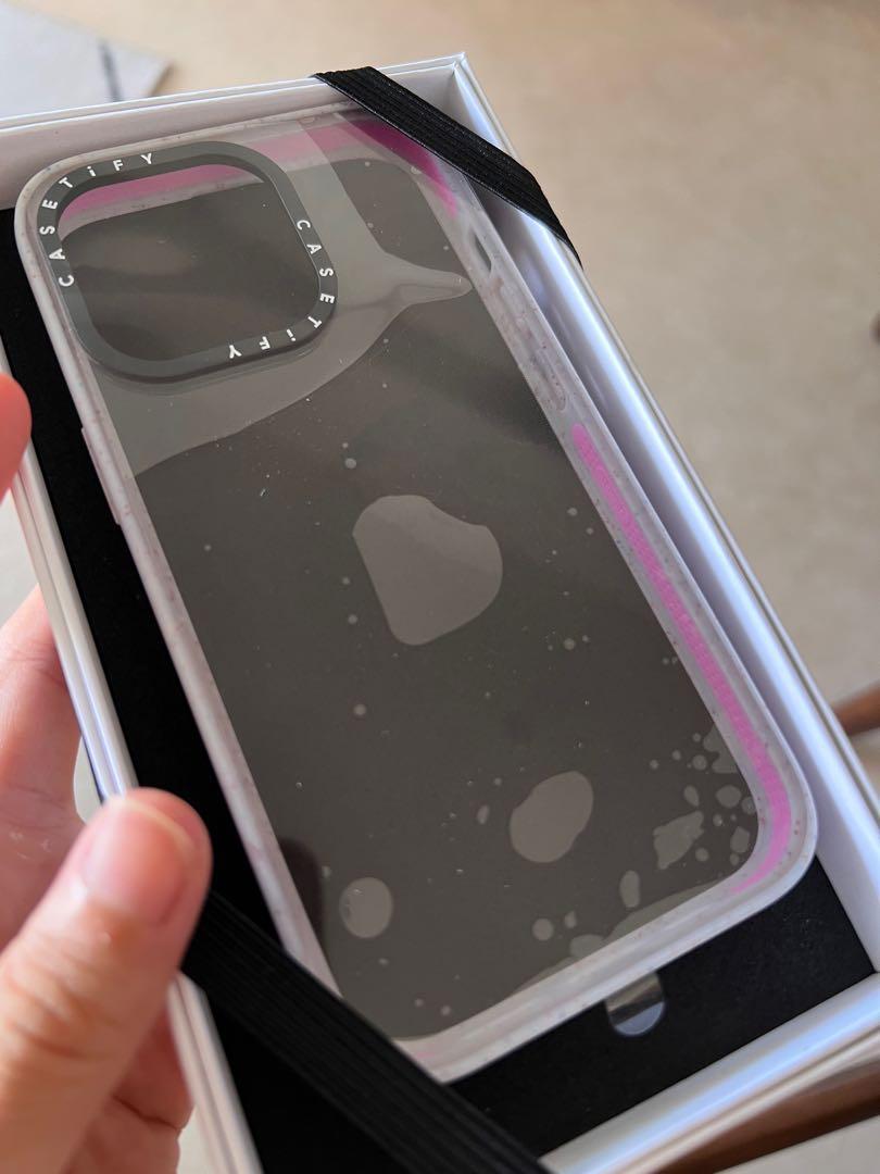 Casetify iPhone 13 Pro Impact Crush case Clear Matte Mollusc Purple