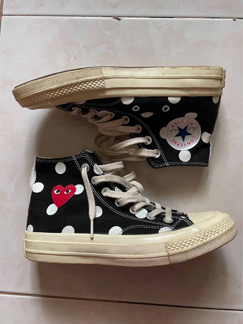 play polka dot converse