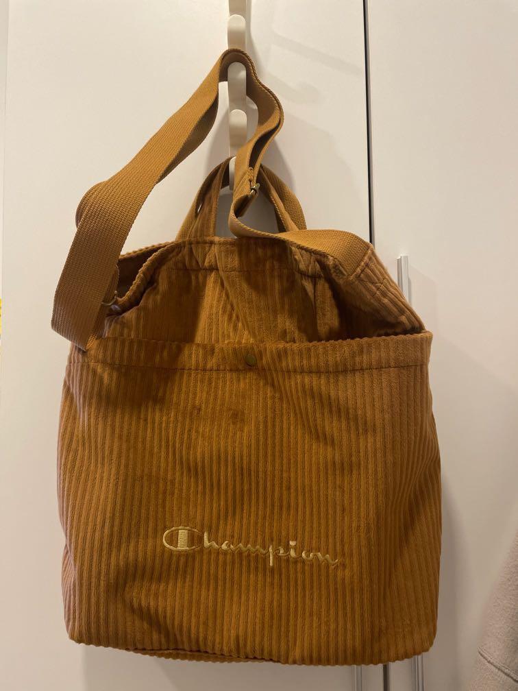 Champion tote shop bag mens gold