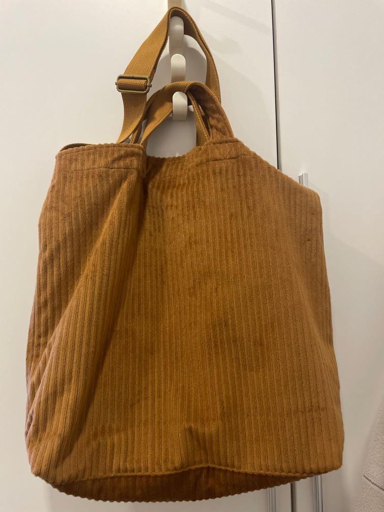 Champion Brown Corduroy Tote Bag