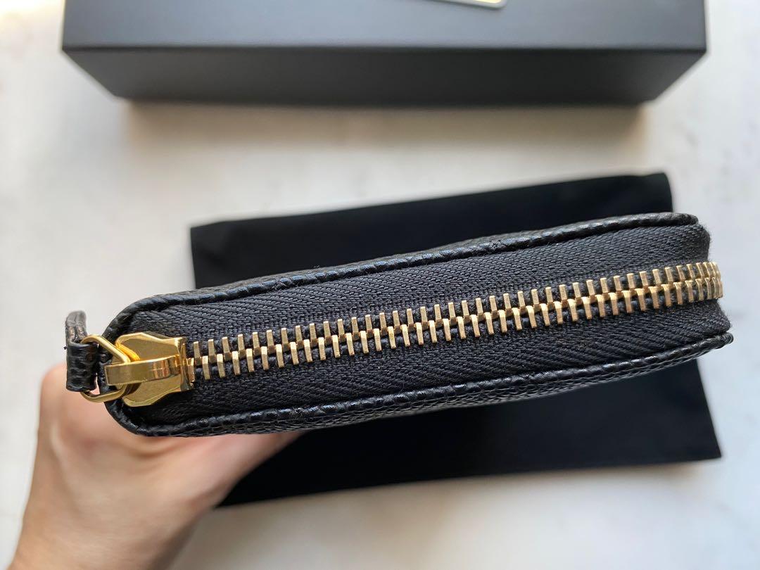 美品♡CHANEL Long Zipped Wallet 23S New CHANEL 23P Long Zipped Zip LARGE Wallet Black Caviar