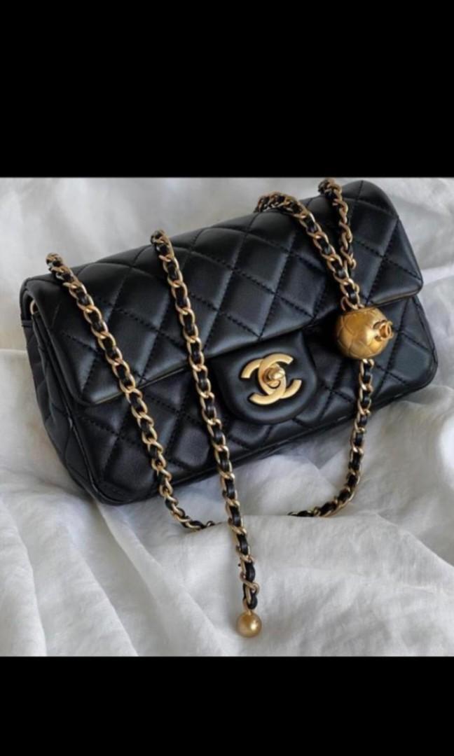 Chanel Pearl Crush Mini Rectangle, Luxury, Bags & Wallets on Carousell