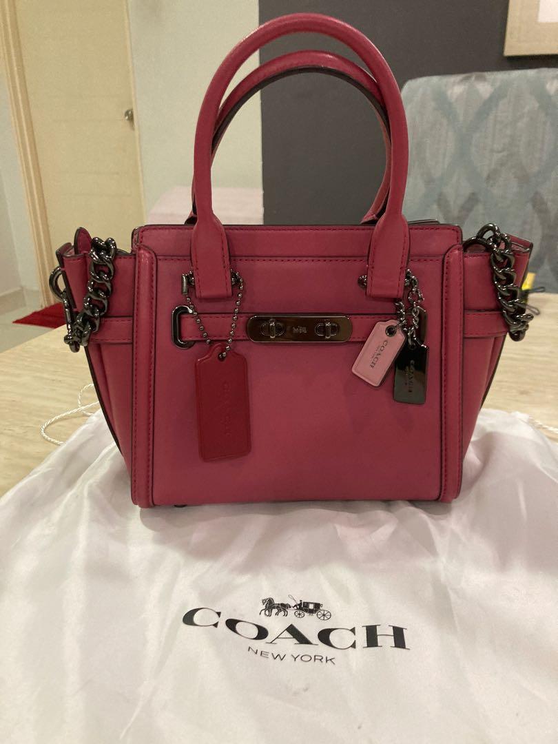 Coach swagger sales 27 pink