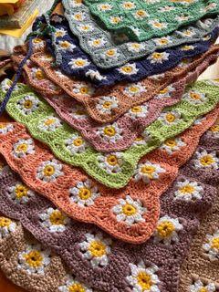 Crochet Bandana Floral