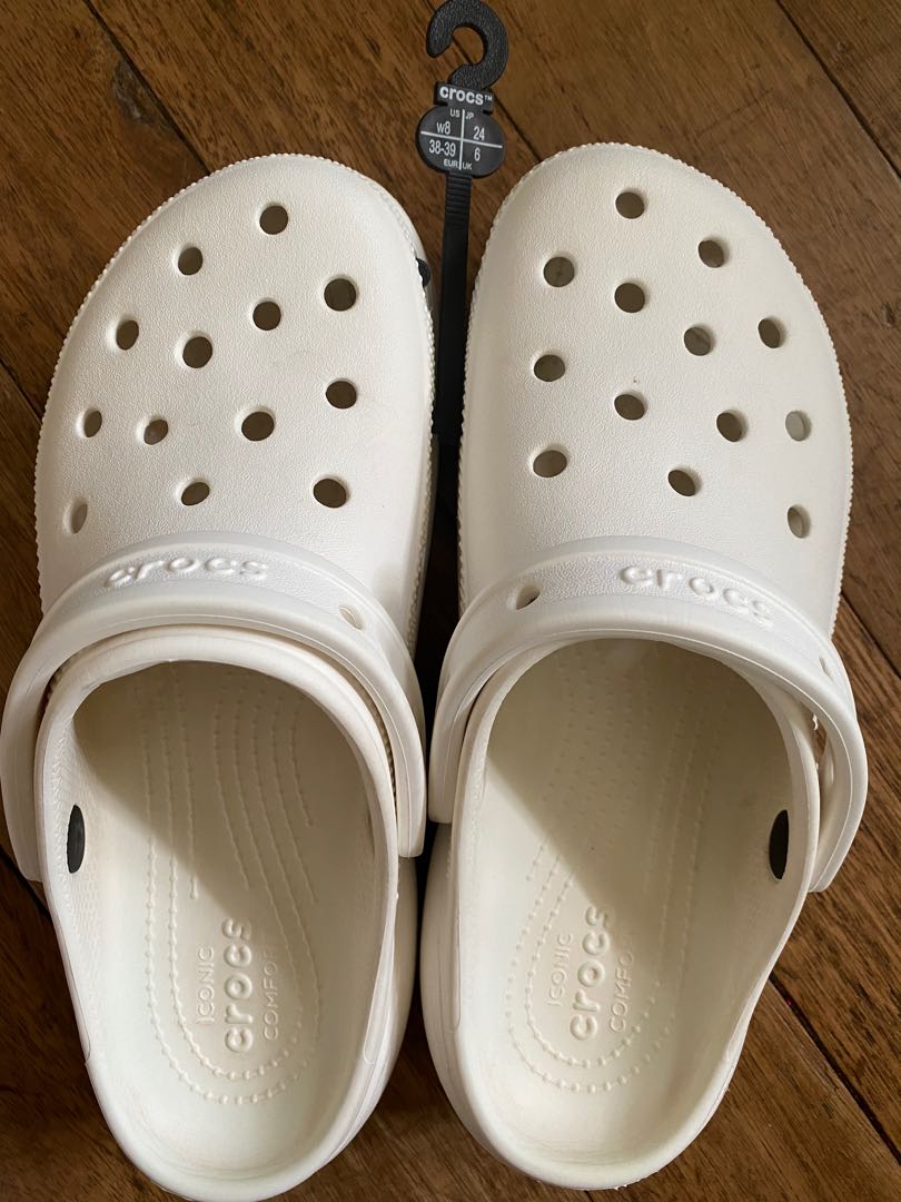 Crocs Classic Platform Clog, Men's Fashion, Footwear, Slippers & Slides ...