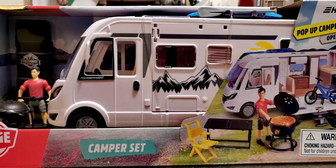 Dickie Toys Camper Set 露營車 （適合3.75或 1/18）, 興趣及遊戲, 玩具 & 遊戲類 Carousell