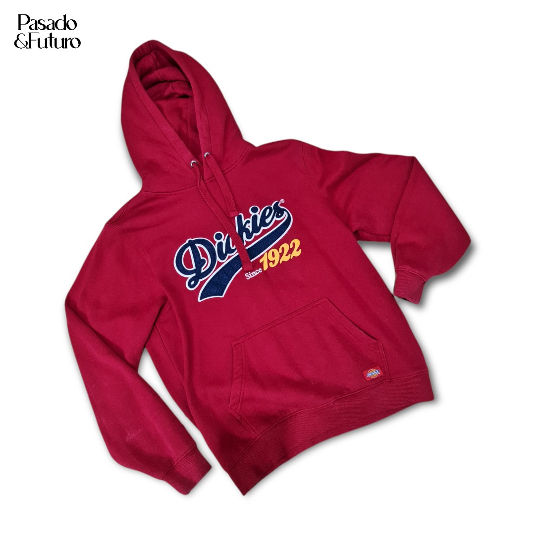 Dickies 22 Vintage Hoodie Red, Fesyen 