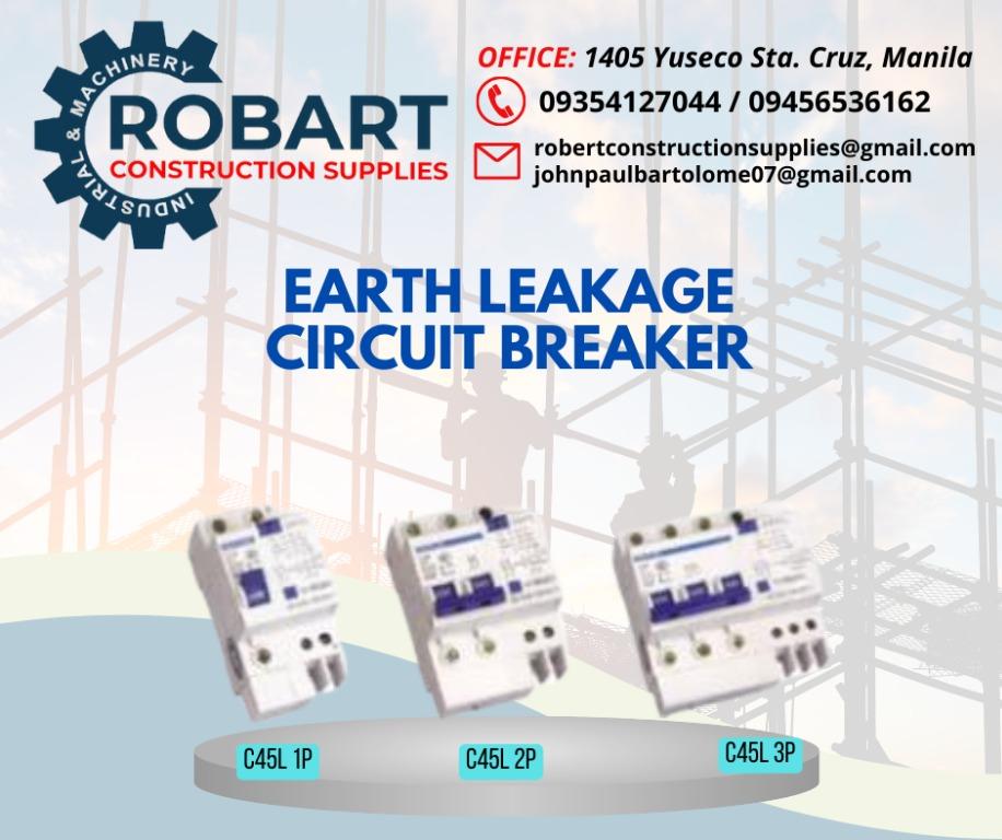 EARTH LEAKAGE CIRCUIT BREAKER, Commercial & Industrial, Construction