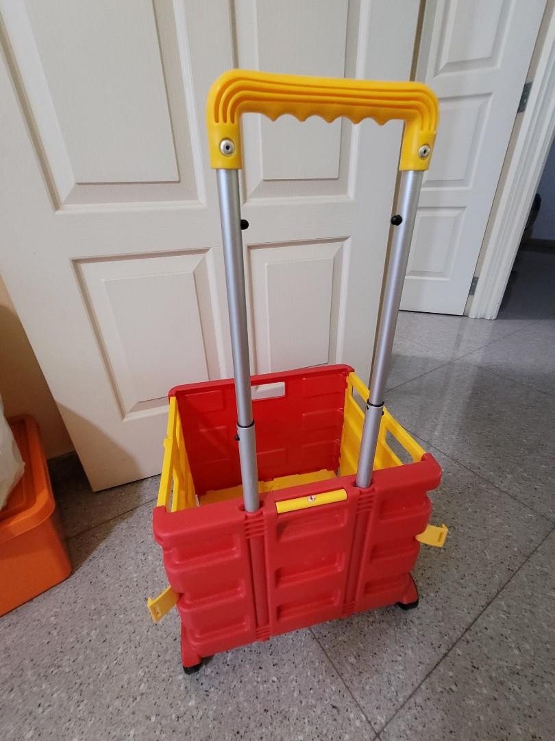 Easy, foldable trolley for moving things around, Furniture & Home