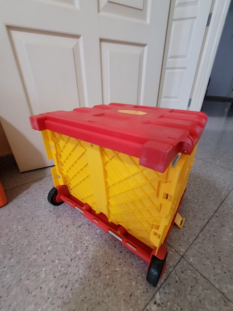 Easy, foldable trolley for moving things around, Furniture & Home