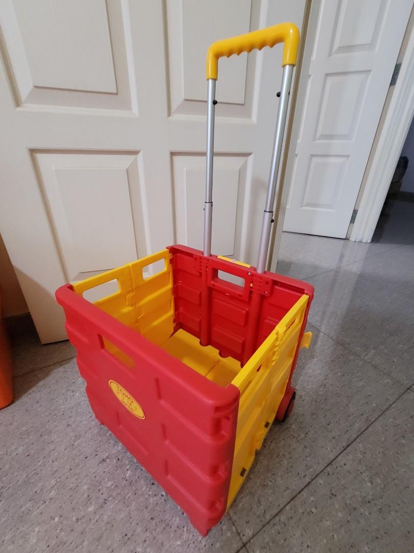 Easy, foldable trolley for moving things around, Furniture & Home