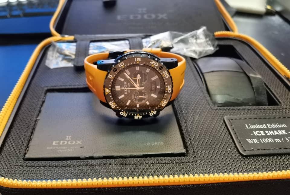 Edox ice shark limited edition clearance
