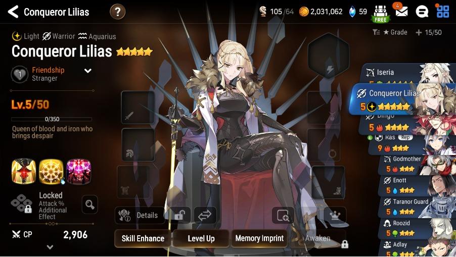 Epic Seven Asia Code 150 Ml Starter Account Lilias Random5star Video Gaming Others On Carousell