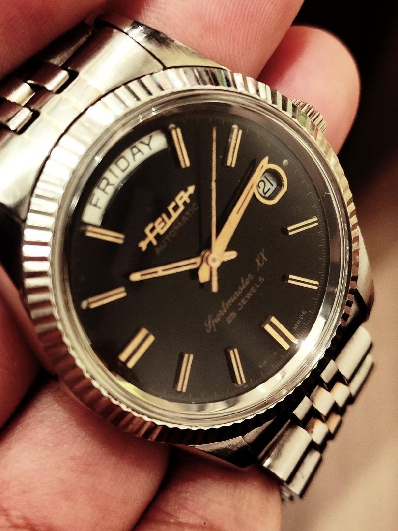 14K Yellow Gold Vintage Felca Watch Face | AllSurplus