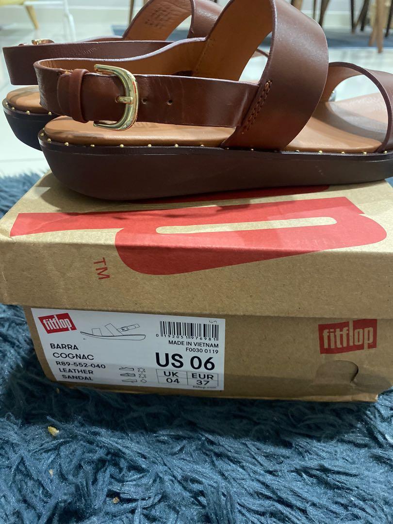 Fitflop barra sale cognac