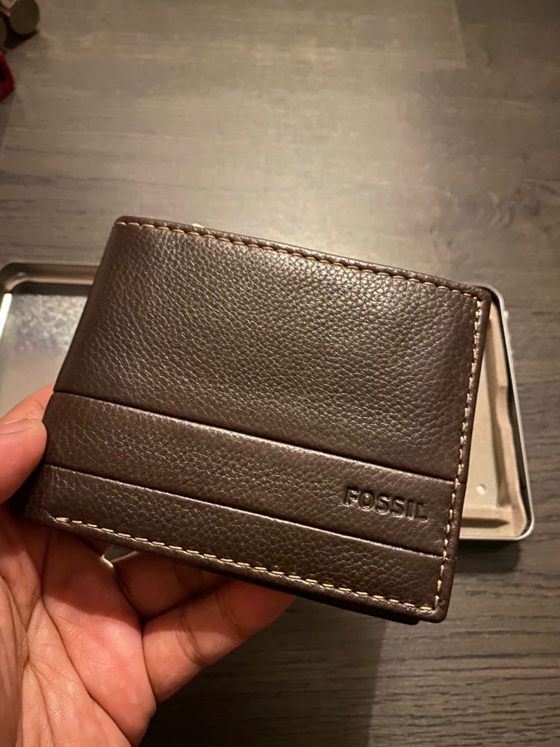 Fossil Men's Wilder Trifold Wallet 