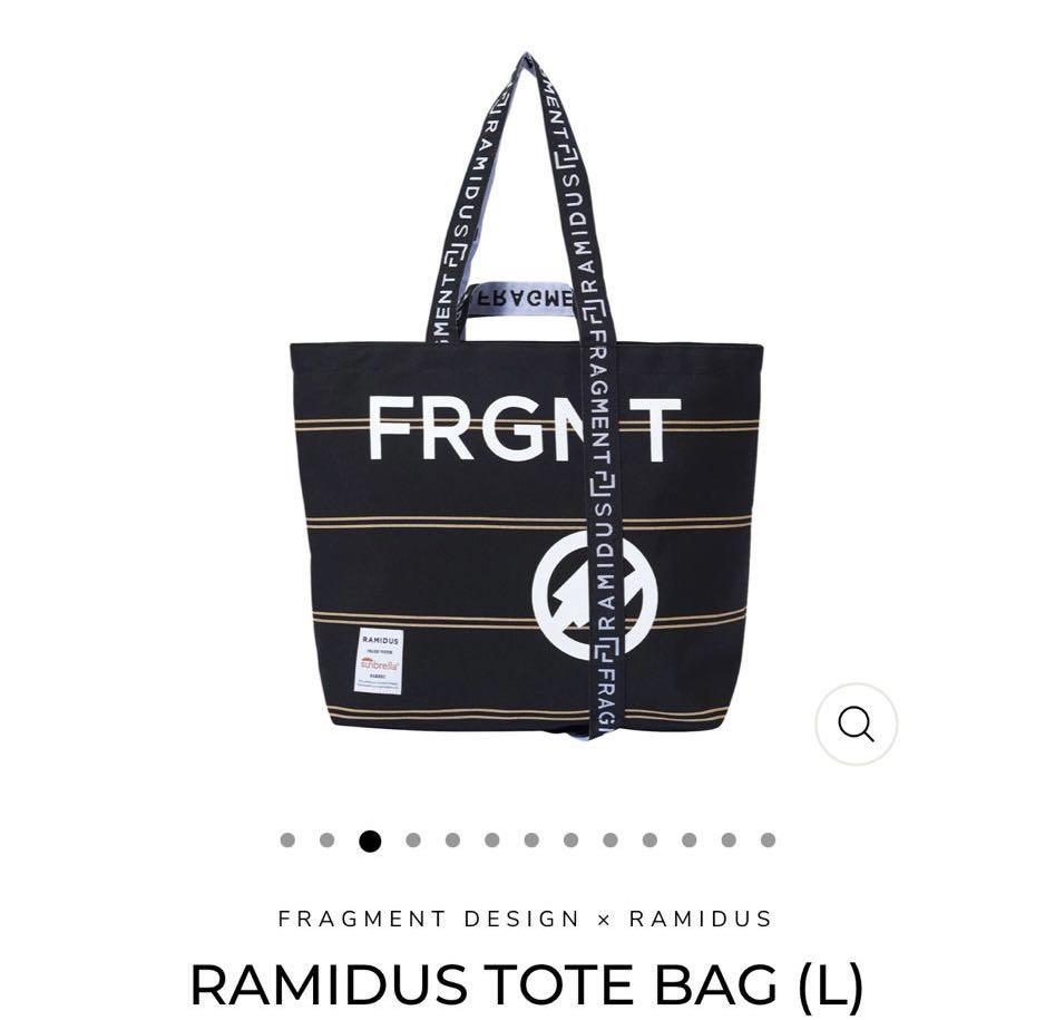 全新Fragment design x ramidus tote bag L, 名牌, 手袋及銀包- Carousell