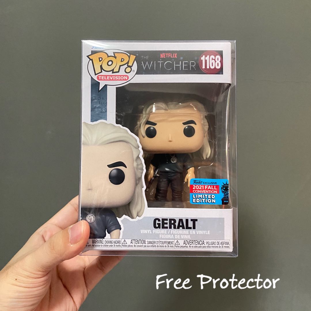 Funko Pop Witcher 1168 Geralt NYCC EXCLUSIVE IN HAND