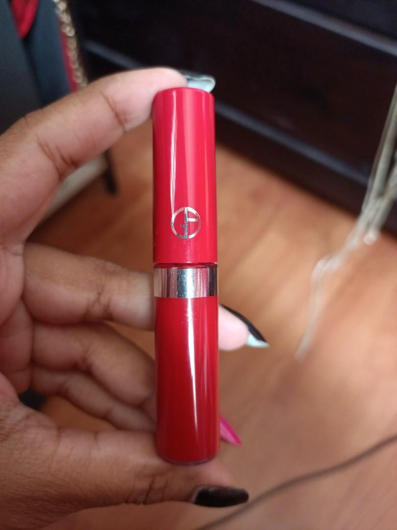 giorgio armani red lipstick