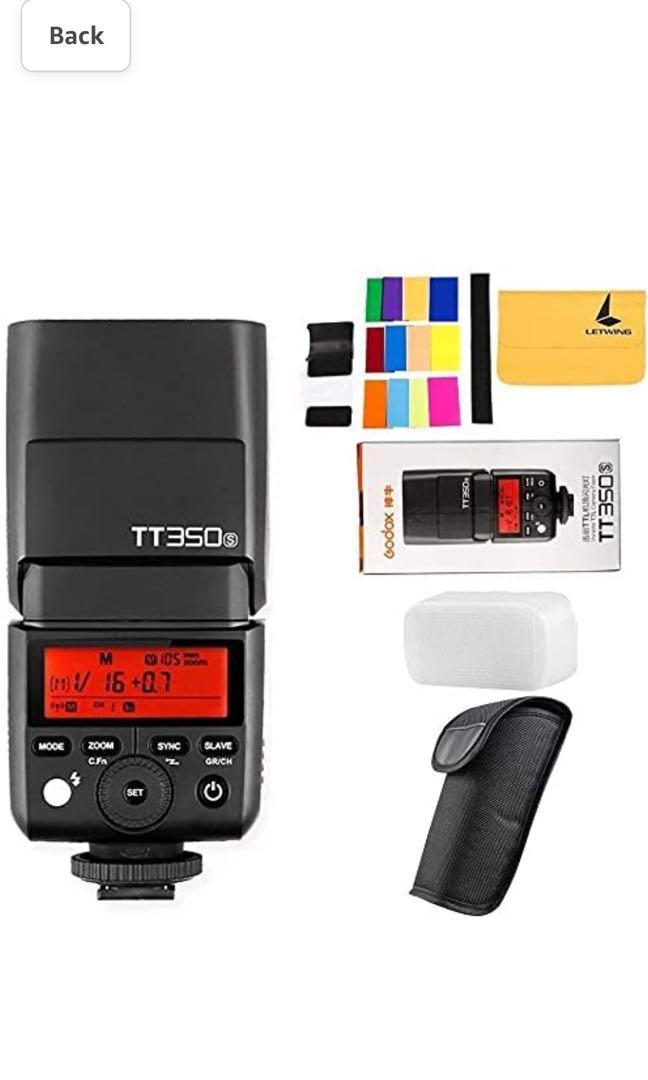 Godox TT350 2.4G 1/8000s Ttl HSS Blitz Speedlite für Fuji Canon/Nikon Sony