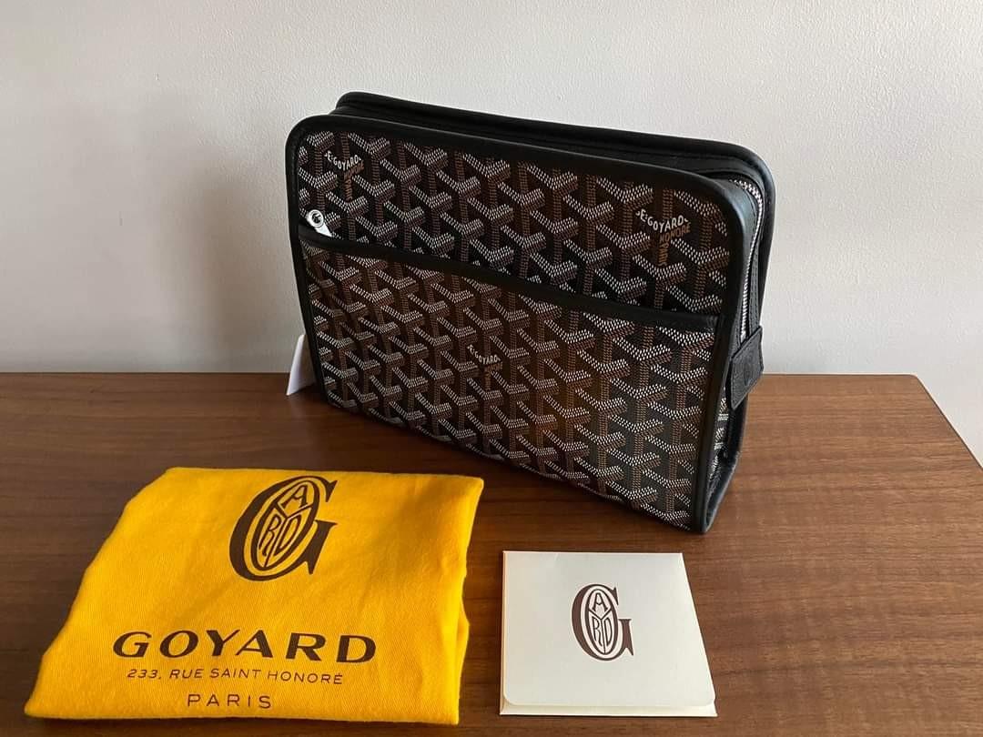 Goyard Jouvence MM Toiletry Bag/ Clutch in Grey, Luxury, Bags & Wallets on  Carousell