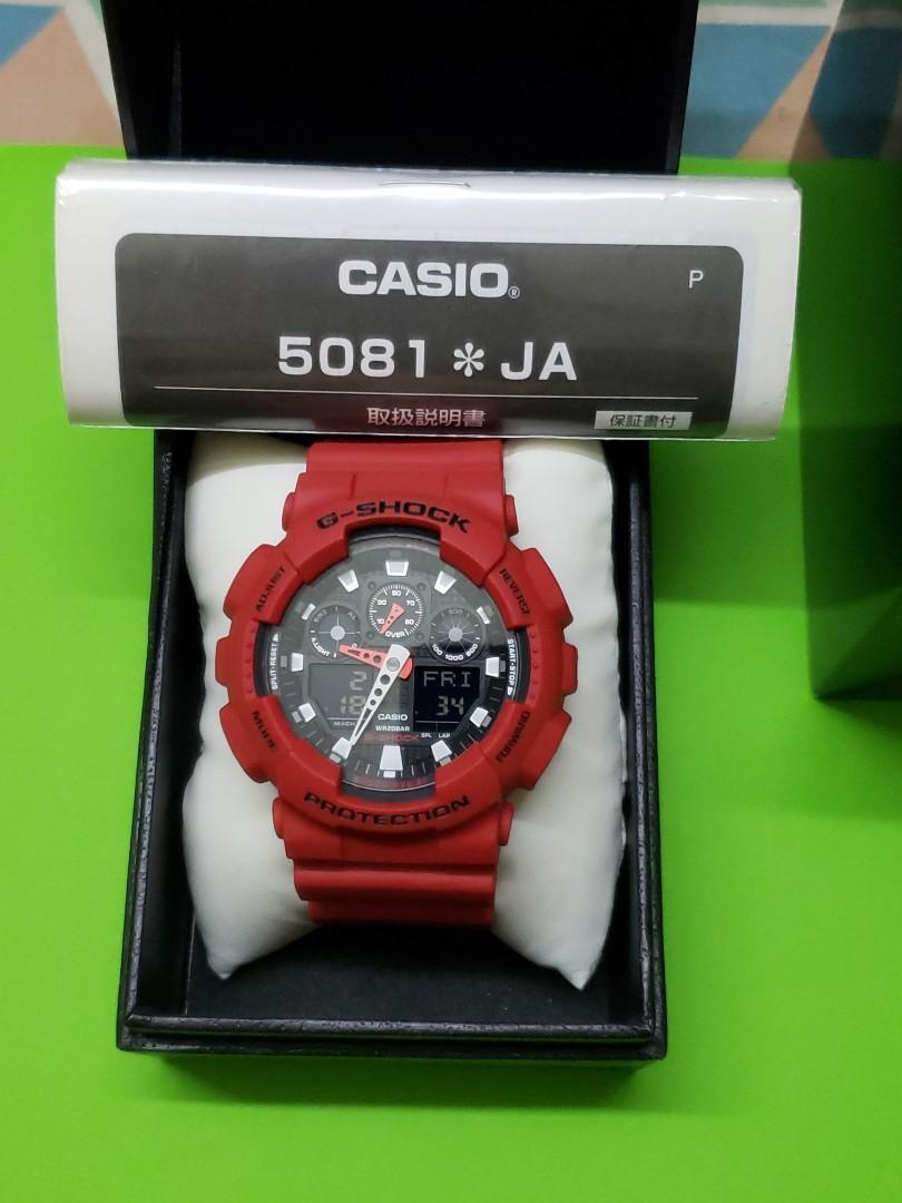 Casio ga new arrivals 100b manual