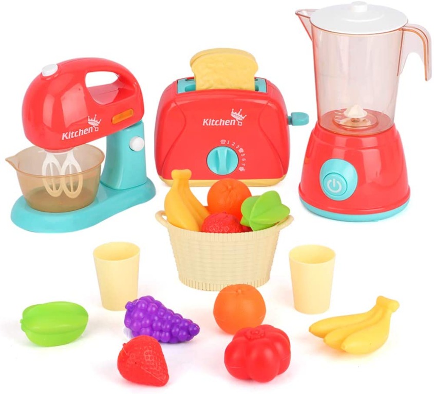 H2426 Aomola Kitchen Appliances Toy,Pretend Play Kitchen Toy with Mixer