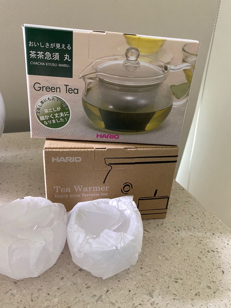 Hario teapot & warmer, Furniture & Home Living, Kitchenware & Tableware