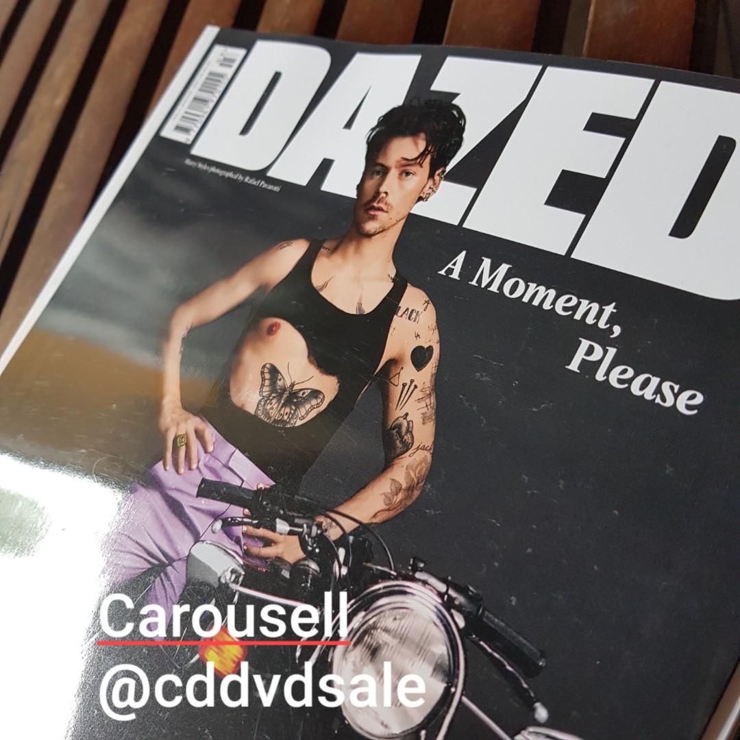 HARRY STYLES DAZED MAGAZINE ONE DIRECTION (Category: Magazines) located in San Mateo. Submitted by cddvdsale (Listing ID 1144286629, Image 2). Description: BRAND NEW RARE HARRY STYLES DAZED MAGAZINE IMPORTED COVER HAS THE USUAL SCRATCHES FROM DELIVERY EVEN MY OWN COPY HAS. location: san mateo rizal delivery: LBC (add 200 pesos) delivery: grab, lalamove, mr speedy payment: gcash, bank dep.