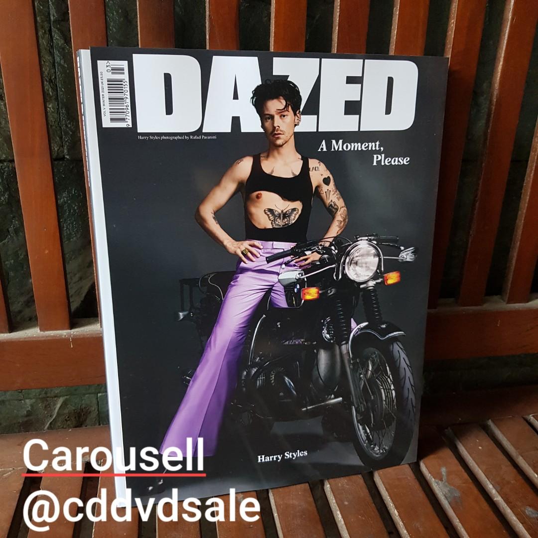 HARRY STYLES DAZED MAGAZINE ONE DIRECTION (Category: Magazines) located in San Mateo. Submitted by cddvdsale (Listing ID 1144286629, Image 1). Description: BRAND NEW RARE HARRY STYLES DAZED MAGAZINE IMPORTED COVER HAS THE USUAL SCRATCHES FROM DELIVERY EVEN MY OWN COPY HAS. location: san mateo rizal delivery: LBC (add 200 pesos) delivery: grab, lalamove, mr speedy payment: gcash, bank dep.