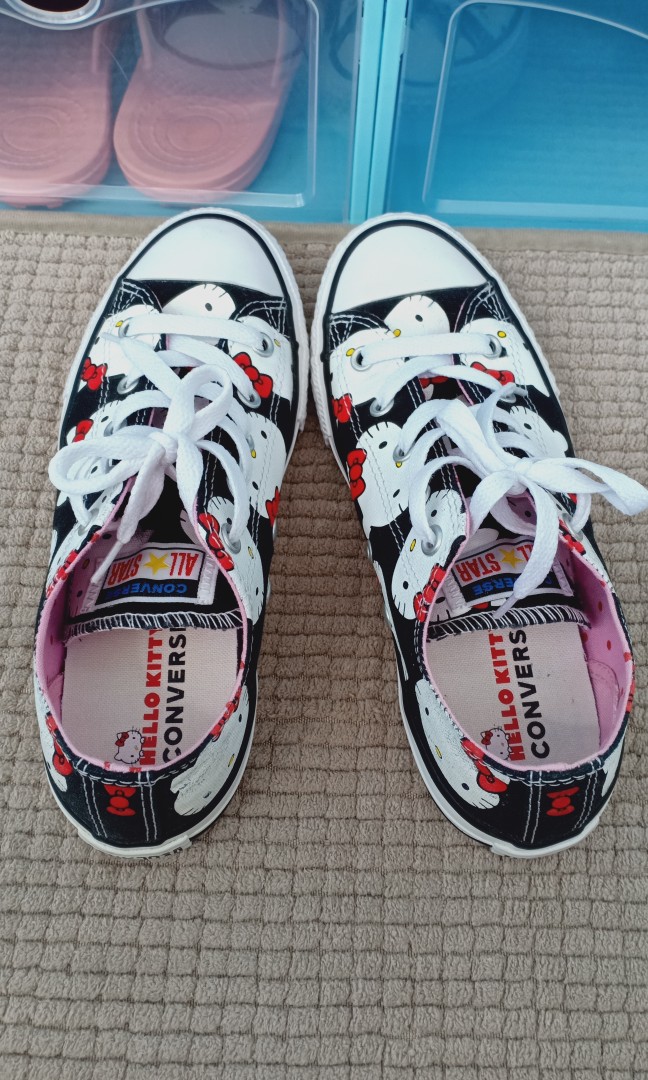 Hello kitty authentic converse Women s Fashion Footwear
