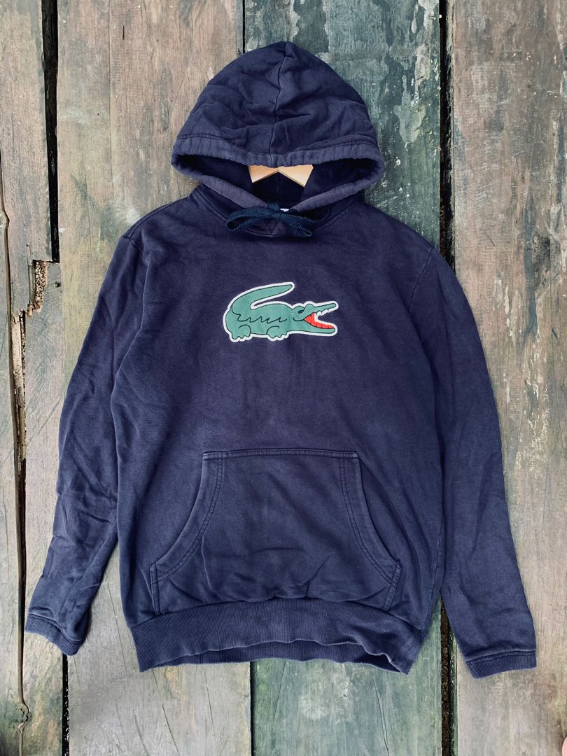 lacoste purple hoodie